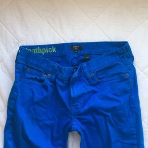 J.Crew Cobalt Blue Jeans